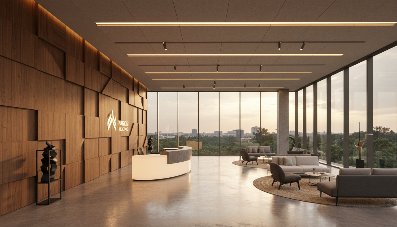 Modern corporate interior fit-out by Chaschase Enterprise