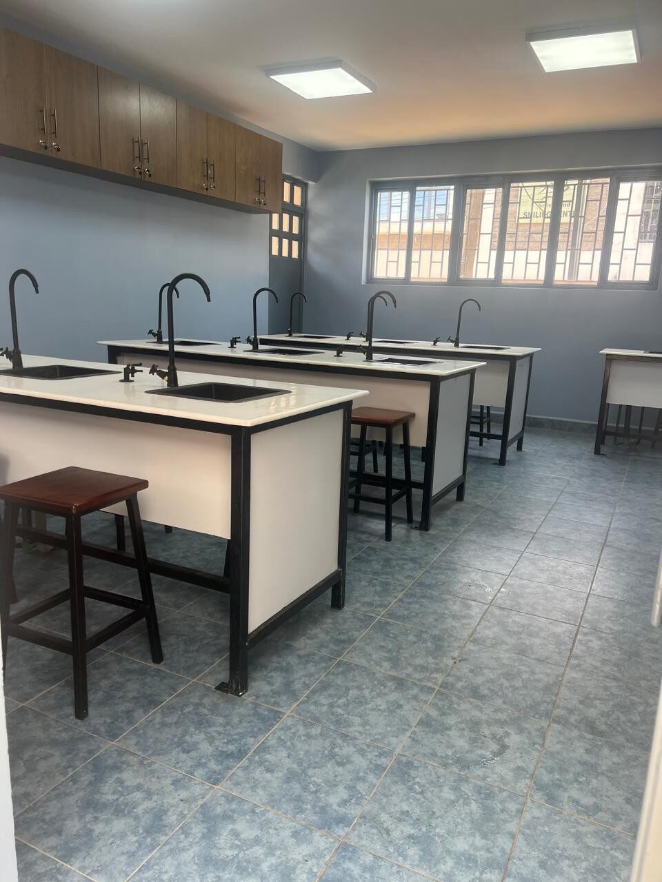 Completed school science laboratory built and fitted out by Chaschase Enterprise Ltd